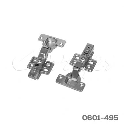 Bisagra semi-sobrepuesta Cerrajes "L'" Ø35mm 110° cuello 08 48x6mm niquelada cierre suave base clip