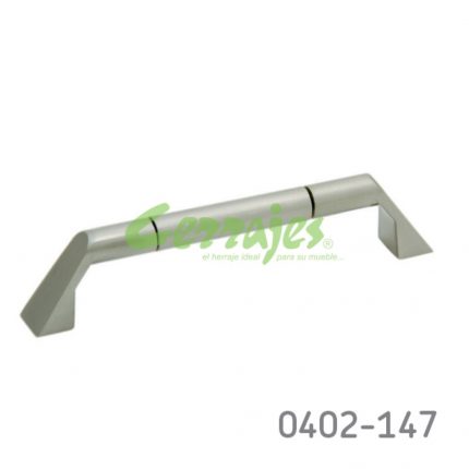 Jaladera Zamak cc 128 mm L=150 mm 4133 Z56 Combinación de colores Tornillo #8 - 32X1"