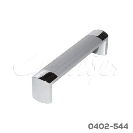 Jaladera Zamak/Aluminio cc 128 mm L=140 mm 4326 A56 Combinación de colores Tornillo M4x25mm
