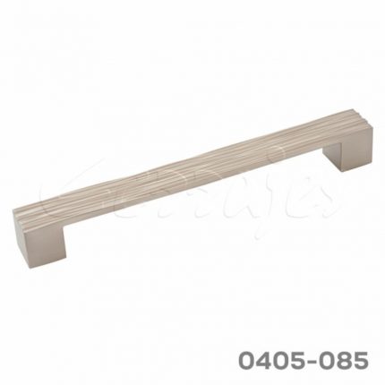 Jaladera Zamak cc 192 mm L=228 mm 4582 Z22 Niquel cepillado Tornillo M4x23 - 25mm