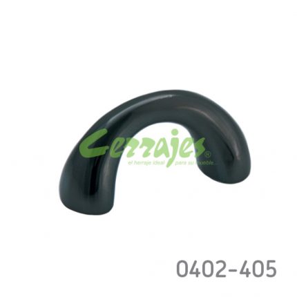 Jaladera Zamak cc 32 mm L=44 mm 4244 Z08 Cromo negro Tornillo M4x25mm