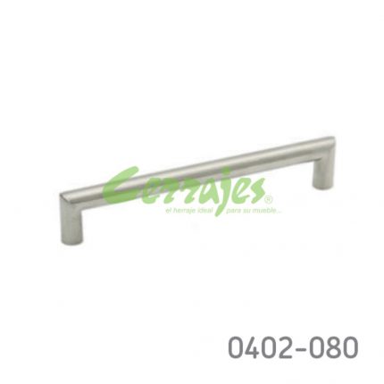 Jaladera Acero Inoxidable cc 160 mm L=172 mm 4068 I14 cepillado Tornillo #8 - 32X1"