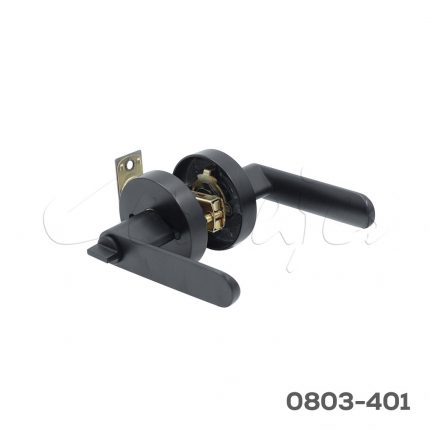 Manija para baño "Bahari" mariposa/ranura, negro mate