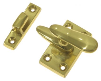 Pasador de giro perilla para ventana laton brillante