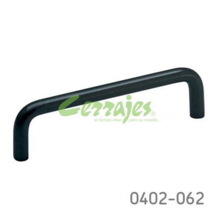 Jaladera Latón cc 101 mm L=109 mm 4022 L24 Niquel negro Tornillo #8 - 32X1"