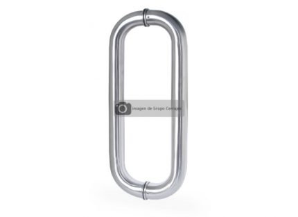 Jaladera puerta cristal 412-450 mm diametro 38 mm