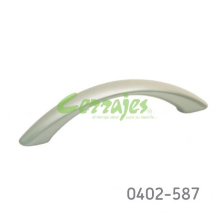 Jaladera Plástico cc 96 mm L=127 mm 4028 P91 Negro mate