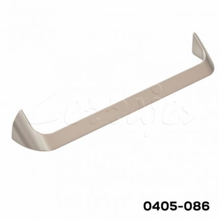 Jaladera Zamak cc 160 mm L=172 mm 4583 Z22 Niquel cepillado Tornillo M4x23 - 25mm