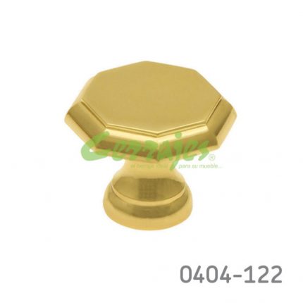 Botón Latón L=36 mm 2058 L15 Latón pulido Tornillo #8-32X1"