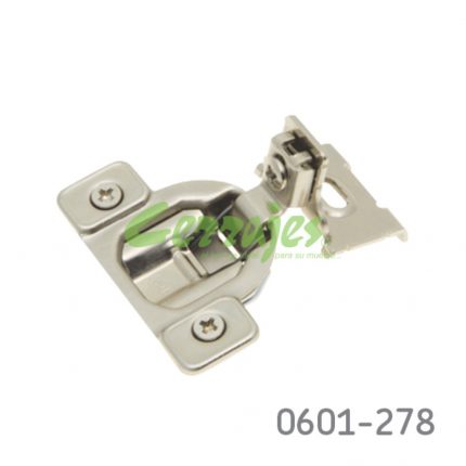 Bisagra con base para marco frontal FGV "Tec" Ø=35mm 45x9,5mm 110° taquete Ø=8mm con base ajustable