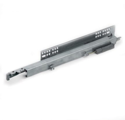 Corredera bajo montaje Salice "Futura" L=450mm Zincada Extensión total Cierre suave