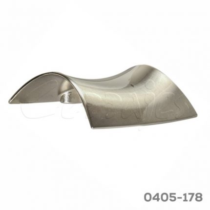 Jaladera Zamak cc 64 mm L=80 mm 4669 Z22 Niquel cepillado Tornillo M4x25mm