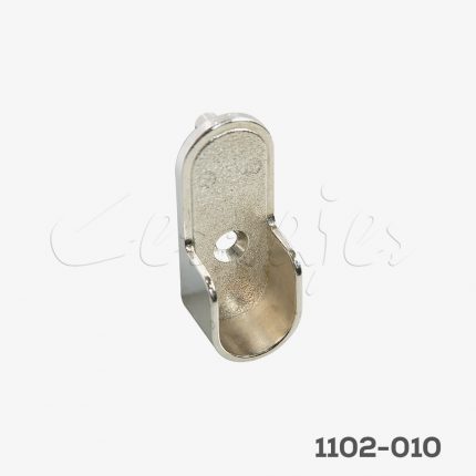 Brida latonada para atornillar para tubo oval