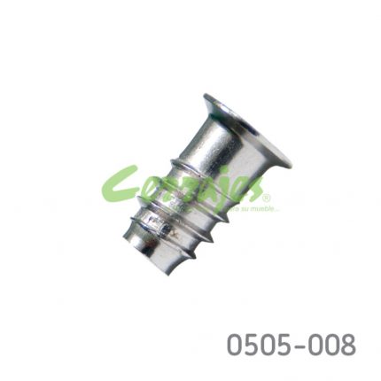 Tornillo para instalación de herrajes "Euro" 6,3mm L=11,5 mm PZ2 Niquelado sin punta