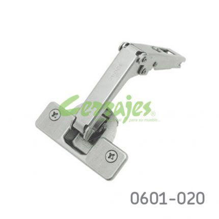 Bisagra para unión de puertas Salice  S200 Ø=35mm 48x6mm 70°Taquete Ø=10mm niquelada autocierre