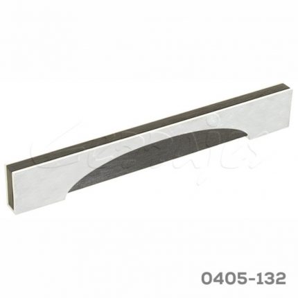 Jaladera Aluminio cc 192 mm L=222 mm 4631 A81 Cromo con negro Tornillo M4x25mm