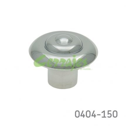 Botón Zamak Ø=32 mm 2011 Z07 Cromado Tornillo M4x25mm