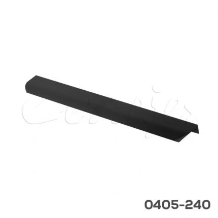 Jaladera Aluminio cc 320 mm L=350 mm 4598 A97 Anodizado cepillado negro mate