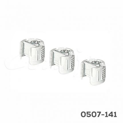 Cámara para soporte de entrepaño Italiana Ferramenta "PK2" Ø=18mm H=13,5mm PZ2 con bloqueo