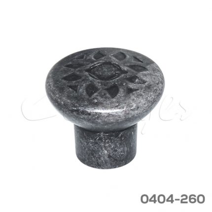 Botón Aluminio Ø=34 mm 2109 A30 Pewter antiguo Tornillo M4x25mm