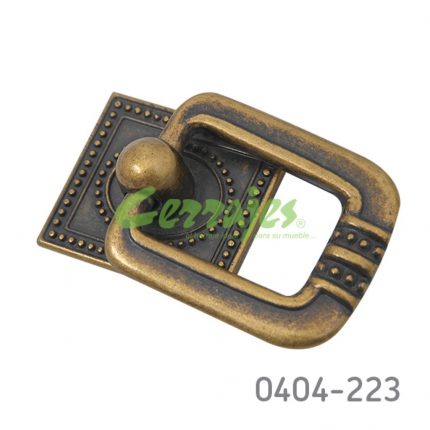 Jaladera de aro Zamak L=97 mm 2089 Z11 Cuero