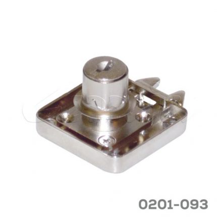 Cerradura para gabinete (de madera) CL zamak Ø=16,5mm longitud de cañon 22mm con cilindro C1