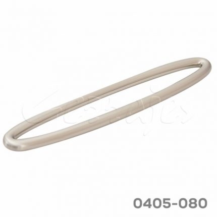 Jaladera Zamak cc 160 mm L=224 mm 4577 Z22 Niquel cepillado Tornillo M4x23 - 25mm