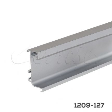 Perfil para iluminación LED sencillo Cerrajes "Gola" L=3 m H=57mm Aluminio anodizado natural mate