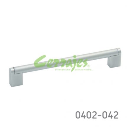 Jaladera Zamak cc 192 mm L=220 mm 4184 Z09 Cromo mate Tornillo M4Xx48mm