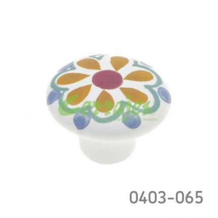 Botón Cerámica Ø=38 mm 3002 C56 Combinación de colores Tornillo #8-32X1"