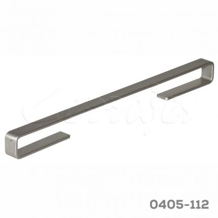 Jaladera Zamak cc 192 mm L=287 mm 4616 Z22 Niquel cepillado Tornillo M4x25mm