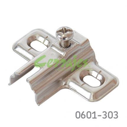 Base para bisagra FGV "Mini" niquelada H=4mm