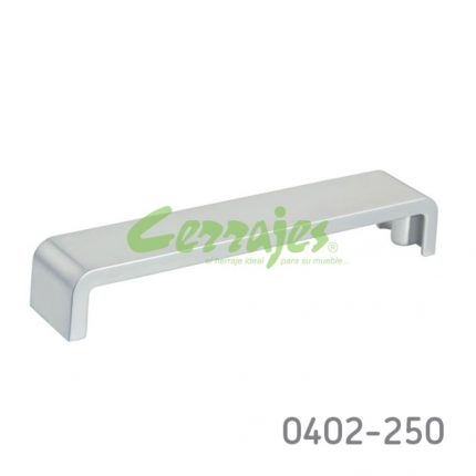 Jaladera Zamak cc 160 mm L=170 mm 4340 Z09 Cromo mate Tornillo #8 - 32X1"