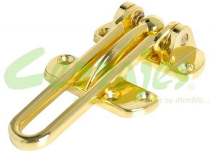 Pasador abatible para puerta laton brillante