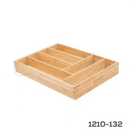 Organizador para cajón cubertero Cerrajes Bambú Natural 300mm x 430mm x 60mm