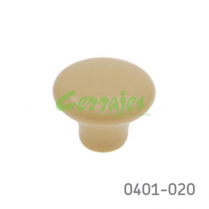 Botón Cerámica Ø=32 mm 5006 C87 Almendra Tornillo #8-32X1"