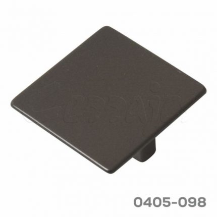 Jaladera cuadrada Zamak cc 32 mm L=57x57 mm 4595 Z29 Óxido Tornillo M4x25mm