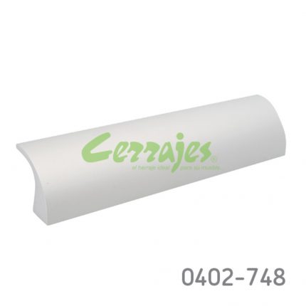 Jaladera Aluminio cc 128 mm L=160 mm 4499 A35 Anodizado natural mate Tornillo M4x25mm