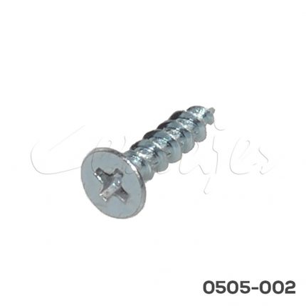 Tornillo para corredera epóxica cabeza trunca "Undercut" #6 x5/8" (15,875 mm) PH1 Zincado con punta