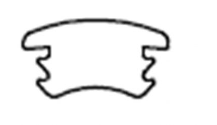 Perfil difusor PVC "Flex&Lux" 15x8 mm para la tira de LED (Máx: 12 W/m) Opaco Rad.Min.=50 mm