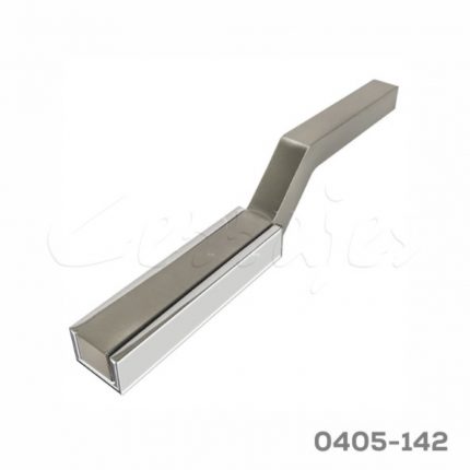 Jaladera Aluminio cc 32 mm L=155 mm 4635 Z22 Niquel cepillado Tornillo M4X22mm