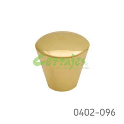 Botón Latón Ø=28 mm 4089 L15 Latón pulido Tornillo #8-32X1"