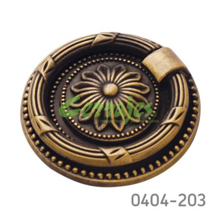 Jaladera de aro Zamak Ø=55 mm 2079 Z17 Latón antiguo obscuro