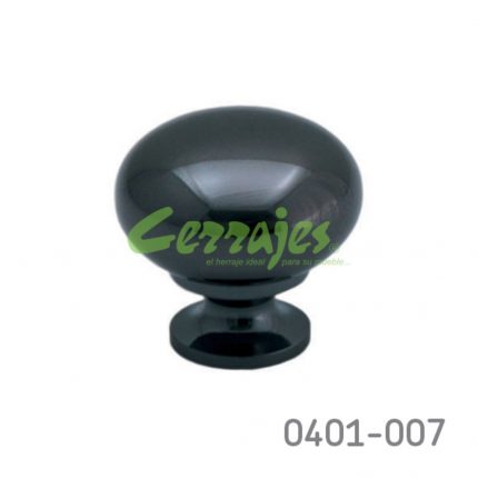 Botón Latón Ø=32 mm 4018 L24 Niquel negro Tornillo #8-32X1"