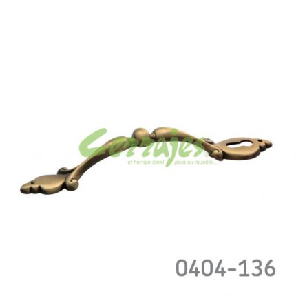 Jaladera Zamak cc 96 mm L=160 mm 2015 Z11 Cuero