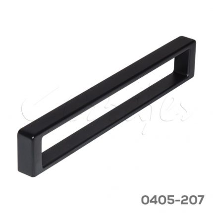 Jaladera Cubico Zamak cc 192 mm L=201 mm 4694 Z81 Negro Tornillo M4x25mm