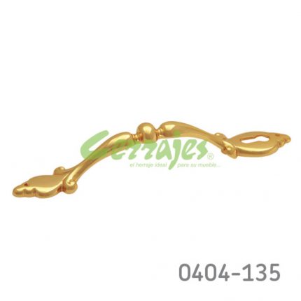 Jaladera Zamak cc 96 mm L=160 mm 2015 Z26 Oro brillante