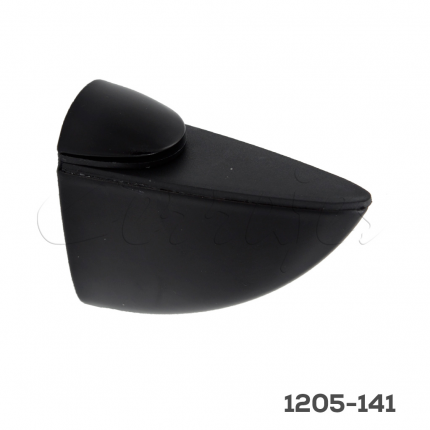 Ménsula para panel 5 a 30 mm Cerrajes "Pelícano" L=85 mm Negro mate 20 kg con tornillos