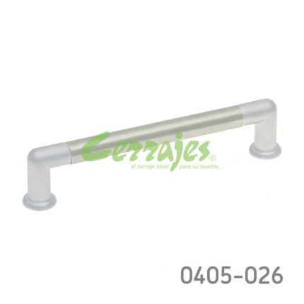 Jaladera Acero Inoxidable cc 128 mm L=146 mm 6016 I14 cepillado