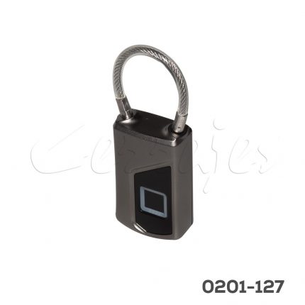 Candado de cable, desbloqueo con huella, IP66, batería de litio 240mAh 3,7V